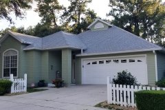 This green house has Atlas Classic Pristine shingles in the color Oyster