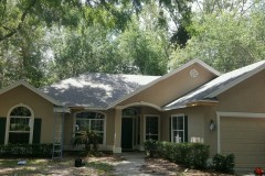 Gray shingle roof